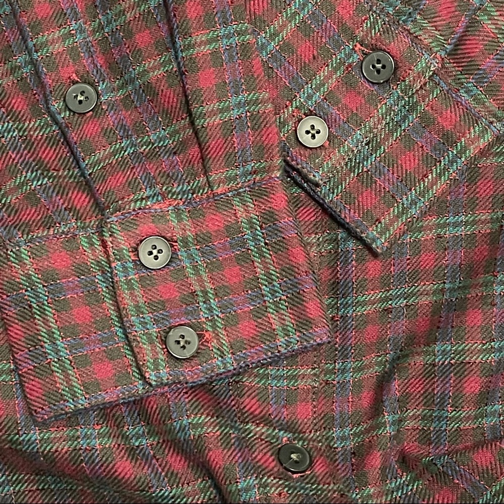 Madewell Westlake Pfeiffer Plaid Oversized Button Front Top - Picture 8 of 12